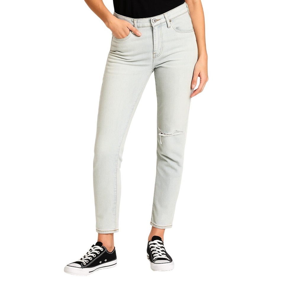 Rag & Bone Skinny Ankle Jeans 26 Nina High Rise Distressed‎ Lake District Modern